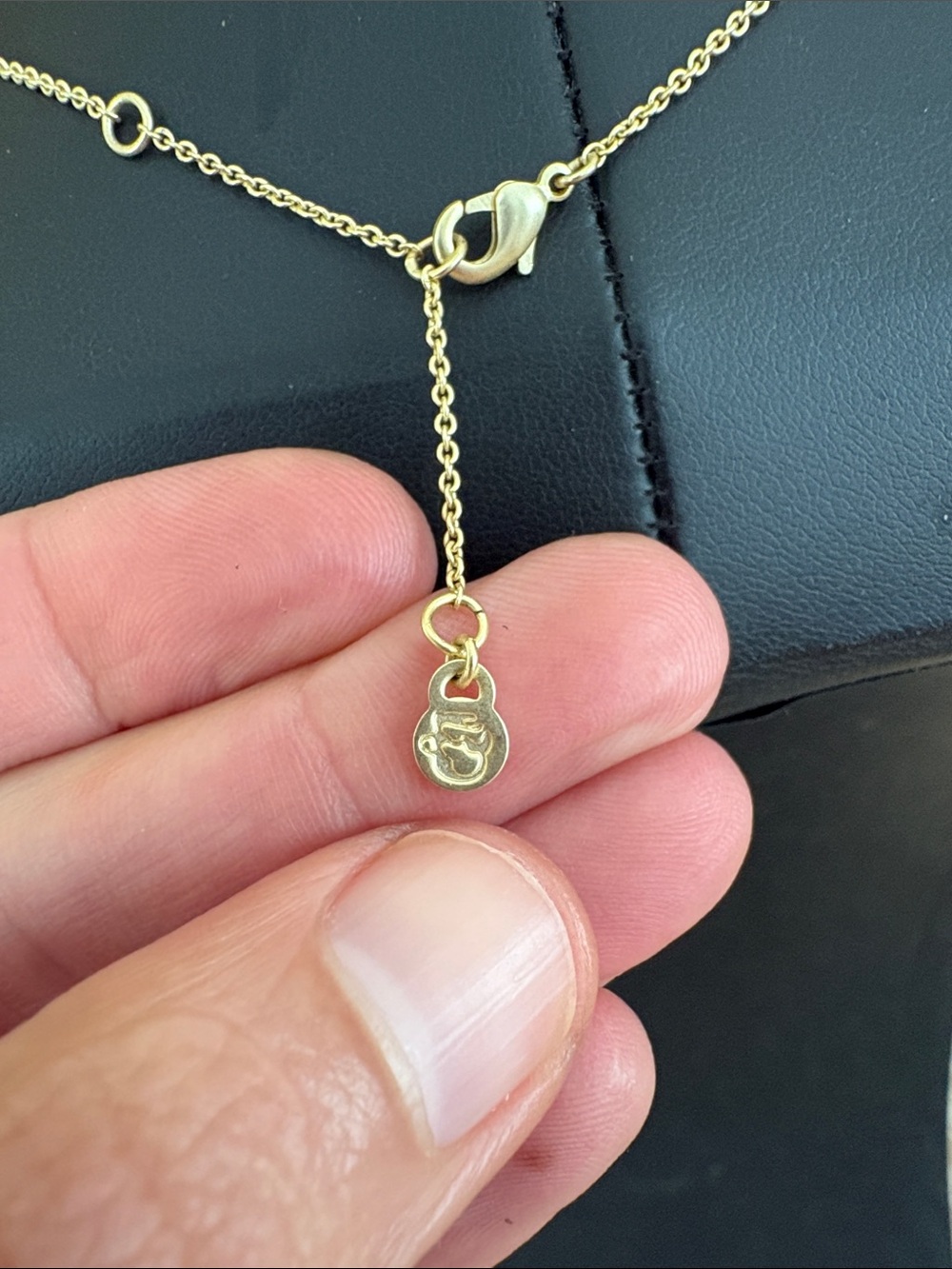 Spartina 449 Mermazing Whale Tail Gold Tone Adjustable Necklace NWOT chain - Picture 5 of 11